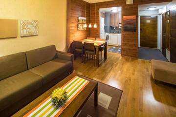 Фото номера Апартаменты с 1 спальней и сауной Отель Lapland Hotels Saaga г. Юллясярви 2