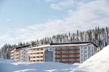 Фото номера Апартаменты с 1 спальней и сауной Отель Lapland Hotels Saaga г. Юллясярви 7